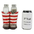 thumbnail image 4 of Ebros Patriotic Stars & Stripes American Flag Boots Salt and Pepper Shaker Set, 4 of 5