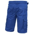 thumbnail image 3 of Ma Croix Men's Premium Utility Loose Fit Twill Cargo Shorts with Belt, 3 of 3