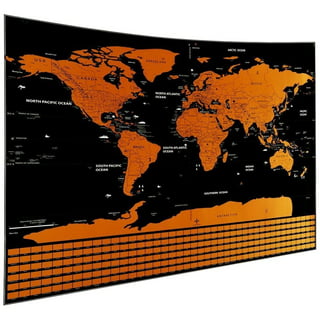 Scratch Map Deluxe Travel Size