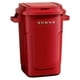 thumbnail image 2 of Cubo de basura de 28 L con tapa para el hogar, ideal para dormitorio, oficina y sala de estar. Rojo, 2 of 8