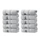 thumbnail image 4 of Manta para sofá, juego de 10 toallas de baño gruesas, suaves y absorbentes, ideal para el hogar, regalo de toalla facial de algodón., 4 of 8