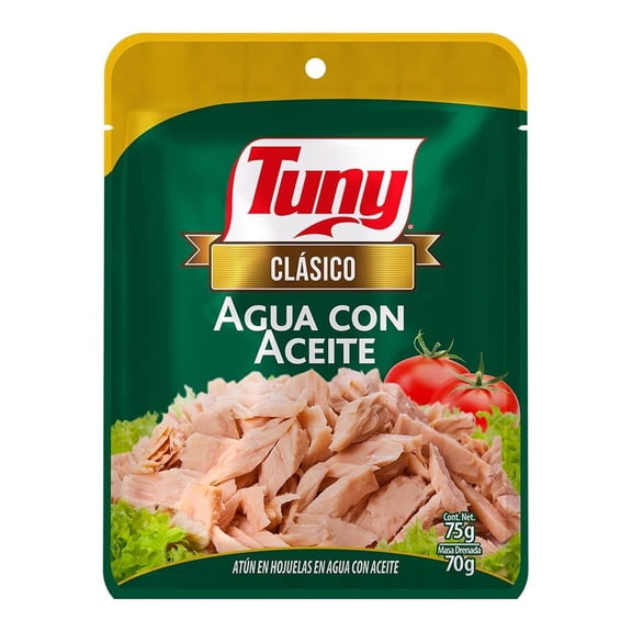 Atún Tuny clásico en agua con aceite 75 g