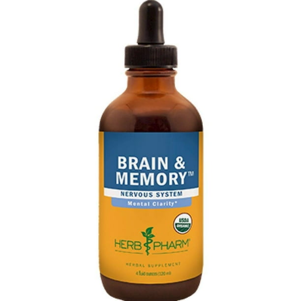 Herb Pharm Brain & Memory Tonic Compound 4 oz FGG04 ME