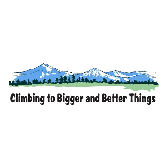 Climbing to Bigger and Better things -Mountain Wall Decal -Peel and Stick Mural for Home Living Room Bedroom Decor Vinyl Wall Sticker Self Adhesive-Size : 10" x 3".