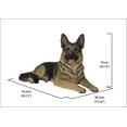 thumbnail image 3 of Hi-Line Gift 12” Animal Lying German Shepherd Garden Statue, Decorative, 3 of 3