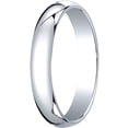 thumbnail image 1 of Womens 14K White Gold, 4.0mm Traditional Dome Oval Wedding Band (sz 12.5), 1 of 3