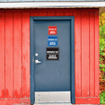 thumbnail image 2 of Signs ByLITA Square Emergency Exit Door or Wall Sign | Spanish Bilingual Business and Office Signs (Brushed Silver) - Large, 2 of 8