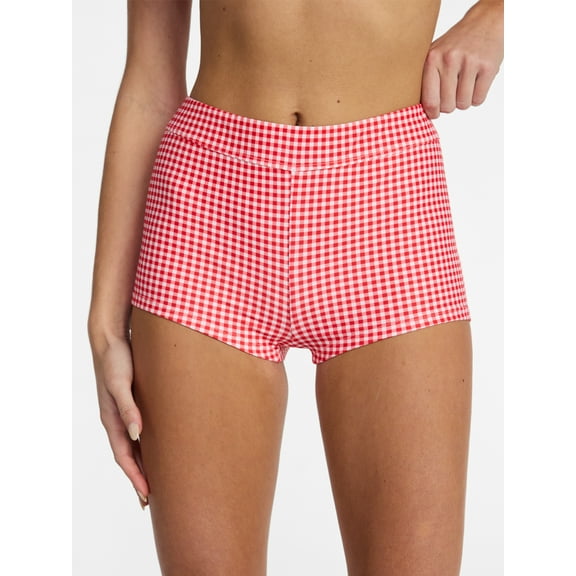 No Boundaries Bikini Boyshorts, Women's XXS-XXL