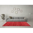 thumbnail image 3 of Ahgly Company Indoor Rectangle Abstract Red Modern Area Rugs, 3' x 5', 3 of 4