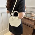 thumbnail image 3 of Bolso de hombro con forma de manzana bolso cruzado con patrón de piedra bolso con asa superior para mujer, 3 of 9