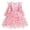 Dress 20#Pink, variant on ZXLBBD Girls Dress Knitted Long Sleeve Polka Shiny Birthday Party Bobo Cake Ruffle Mesh Princess Dresses Elegant Pageant Gown Dress