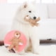 thumbnail image 4 of Mascota de peluche suave con forma de oso de dibujos animados, protección de limpieza de dientes con sonido, juguete de entrenamiento interactivo para morder y masticar para perros, color amarillo, 4 of 5