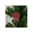 thumbnail image 5 of Shop our 14" Glitter Lollipop Bow Pick: Red & White, 5 of 5