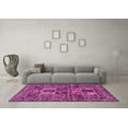 thumbnail image 3 of Ahgly Company Indoor Round Persian Pink Traditional Area Rugs, 5' Round, 3 of 4