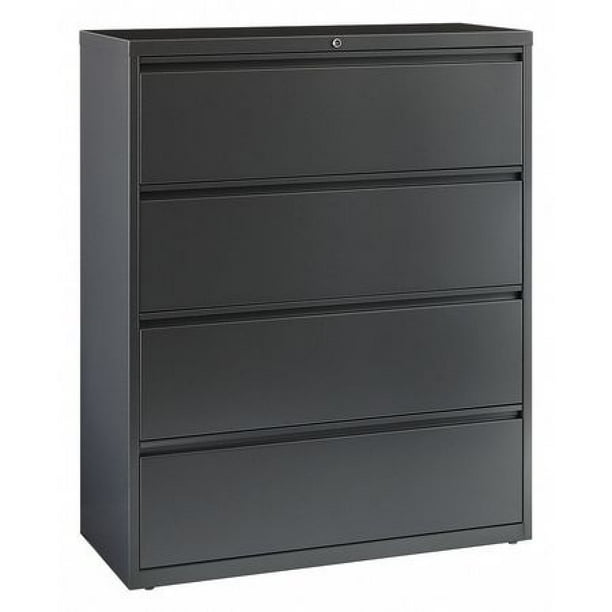 Hirsh 17647 42 W 4 Drawer Lateral File Cabinet Charcoal Letter Com Hirsh 17647 42 W 4 Drawer Lateral File, File Cabinet Lateral 4 Drawer