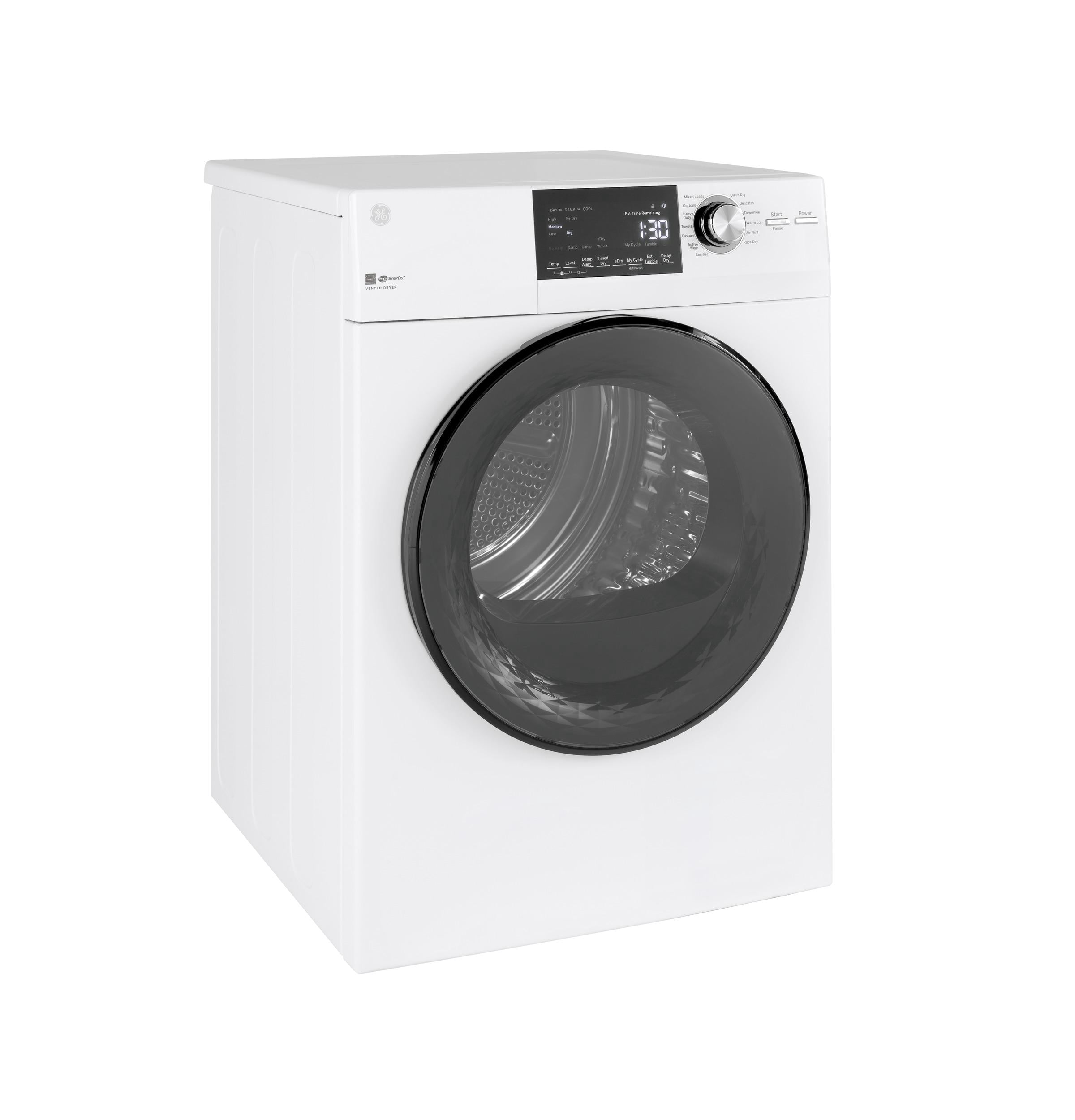 Ge Gfd14es 24" Wide 4.3 Cu Ft. Energy Star Rated Electric Dryer - White