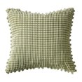 thumbnail image 1 of Nvzi Funda de cojín de 4 piezas. Clásica y atemporal, funda de almohada sencilla de color liso, que queda genial en cualquier cama. 45 x 45 cm (verde)., 1 of 5