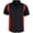 Black/Red, variant on Men’s Work Shirt- Mechanical/Industrial Work Shirt with Vertical Reflective Lining Black/Gold