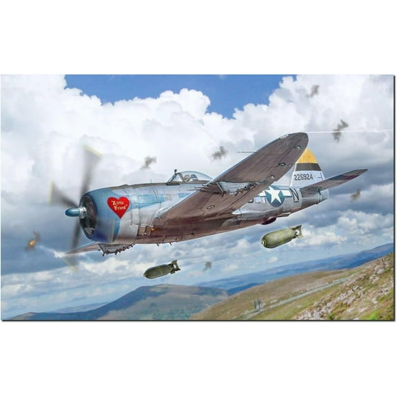 Italeri 2835 1:48 P-47D Thunderbolt (E.T.O.) - Modellbau, Bausatz, Standmodellbau, Basteln, Hob