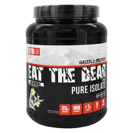 Eat The Bear - Grizzly Protein Pure Isolate Vanilla - 2 (Best Protein Foods To Eat)