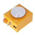 thumbnail image 4 of Mini Pottery Wheel, Mini Pottery Wheel Machine Rustproof Turntable Yellow Small Miniature Sculpting Wheel  For School Teaching, 4 of 8