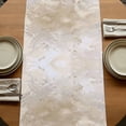 thumbnail image 5 of Beige Table Runner, Modern Minimalism Gradient Abstract Aesthetic Art Washable Cotton Linen Table Runners 72 Inches Long, Dresser Scarf Runner for Dining/Coffee/TV Stands/Kitchen/Cabinets 16''x72'', 5 of 9