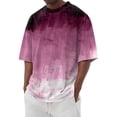 thumbnail image 1 of Men's T-shirt T-shirts Graphic Text Pool3D Printing Street Casual Short Sleeve Printed Clothing Basic 2XL, 1 of 5