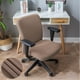 thumbnail image 4 of Set Cubiertas Elàstico para Sillas Asientos Protector Slipcover Decor de Suave Cómodo - marrón Sunnimix Funda de asiento de silla, 4 of 5