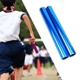 thumbnail image 1 of 2 piezas de aluminio aleación relé palitos de pista suministros portátiles equipos para adultos accesorios de juegos deportivos resistentes carreras Azul, 1 of 8