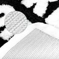 thumbnail image 4 of REGALWOVEN Cute Letter Bathroom Mat, Soft Non Slip Absorbent Bath Rug Machine Washable Black 20" x 32", 4 of 6