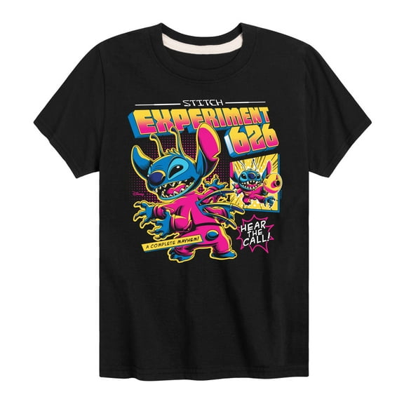 Disney - Lilo & Stitch - Experiment 626 Cover - Toddler & Youth Short Sleeve Graphic T-Shirt