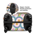 thumbnail image 2 of Yiaed Rainbow Flowers Print Travel Luggage Cover Suitcase Protector Fits 18-32 Inch Luggage Wheel Covers Patterned Elastic Luggage Anti-scratch（No luggage）-Medium, 2 of 5