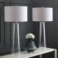 thumbnail image 7 of SAFAVIEH Myrtle 38 in. H Glass Column Table Lamp, Clear, Set of 2, 7 of 7