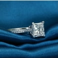 thumbnail image 6 of Handmade Princess Cut 1ct Engagement CZ 925 Silver Women Wedding Band Ring Sz4-9, 6 of 6