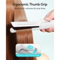 thumbnail image 3 of Pro Airflow Styler, Hair Straightener and Curler 2 in 1 with 360° Vented Cool Air for Long-Lasting Curls, 1 Inch Ceramic Flat Iron, Dual Voltage, White, 3 of 5