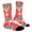 Watermelon Red, variant on 67 Socks 6 7 Novelty Six Seven Crew Socks Funny Gifts for Men Women Watermelon Red One Size