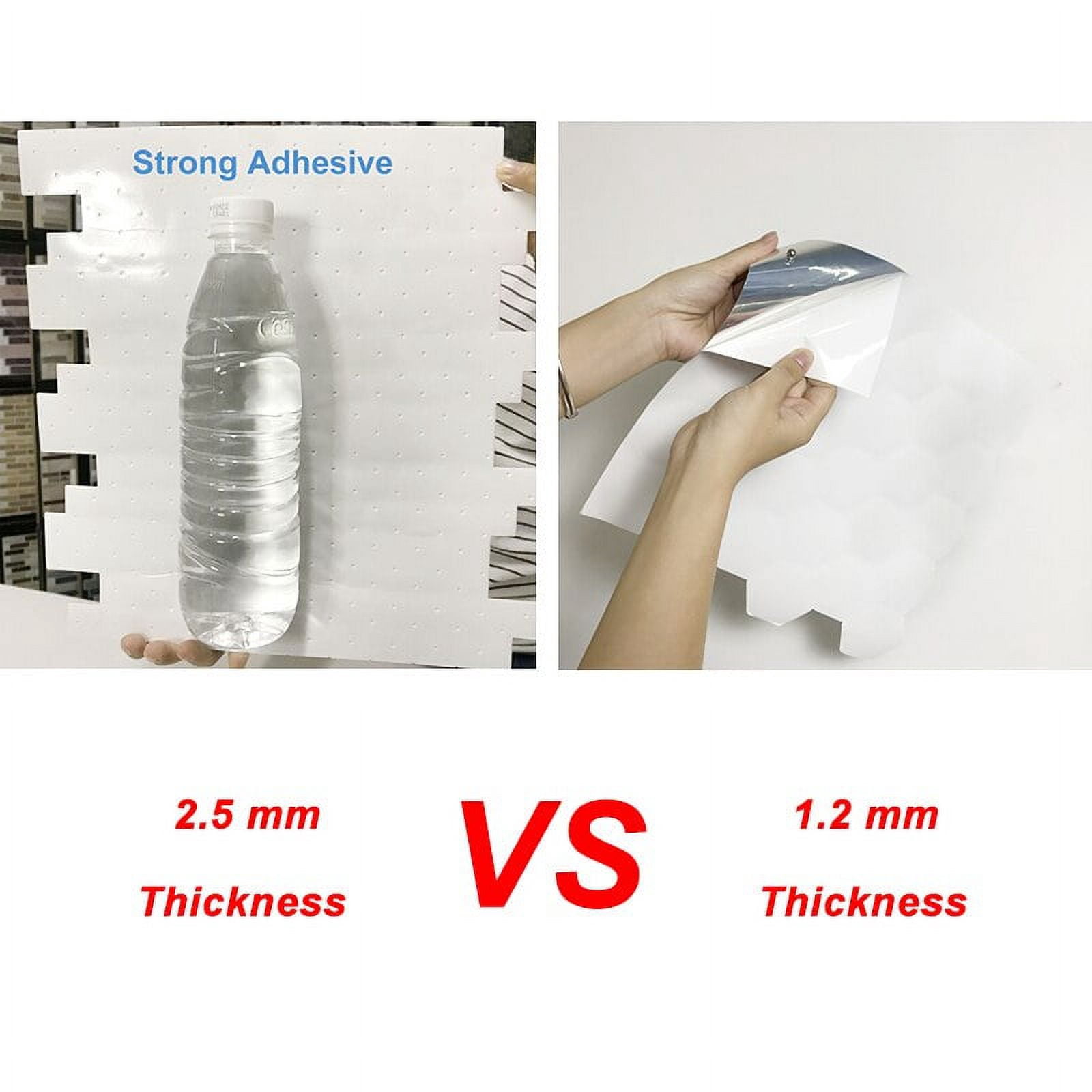 clevermosaics 12" x 12" Marble Peel and Stick Wall Tiles for Kitchen Backsplash - 6 Sheets