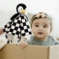 thumbnail image 4 of Manta Beilimu Baby Lovey de 14 pulgadas con forma de pingüino suave, 4 of 7