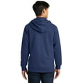 thumbnail image 2 of Port & Company Fan Favorite Fleece Full Zip Hooded Sweatshirt-XS (Team Navy), 2 of 6