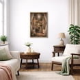 thumbnail image 3 of Framed Canvas Print Night Garden Wall Art Dark Academia Decorative for Living Room Bedroom - 16"x24" NATURAL, 3 of 8