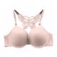 thumbnail image 1 of Sujetador push-up con aros y encaje con perlas y espalda nadadora con cierre frontal para mujer, tallas 34B, 36B y 38B, 1 of 4