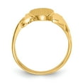 thumbnail image 2 of 14K Yellow Gold Ring Band Signet, Size 8, 2 of 5