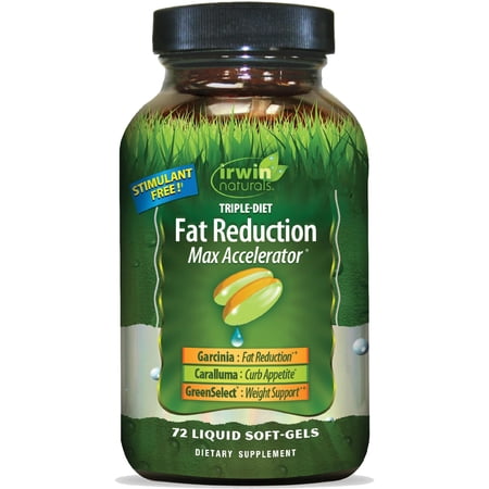 Irwin Naturals Triple Diet Fat Reduction Max Accelerator - 72 Liquid Soft-Gels