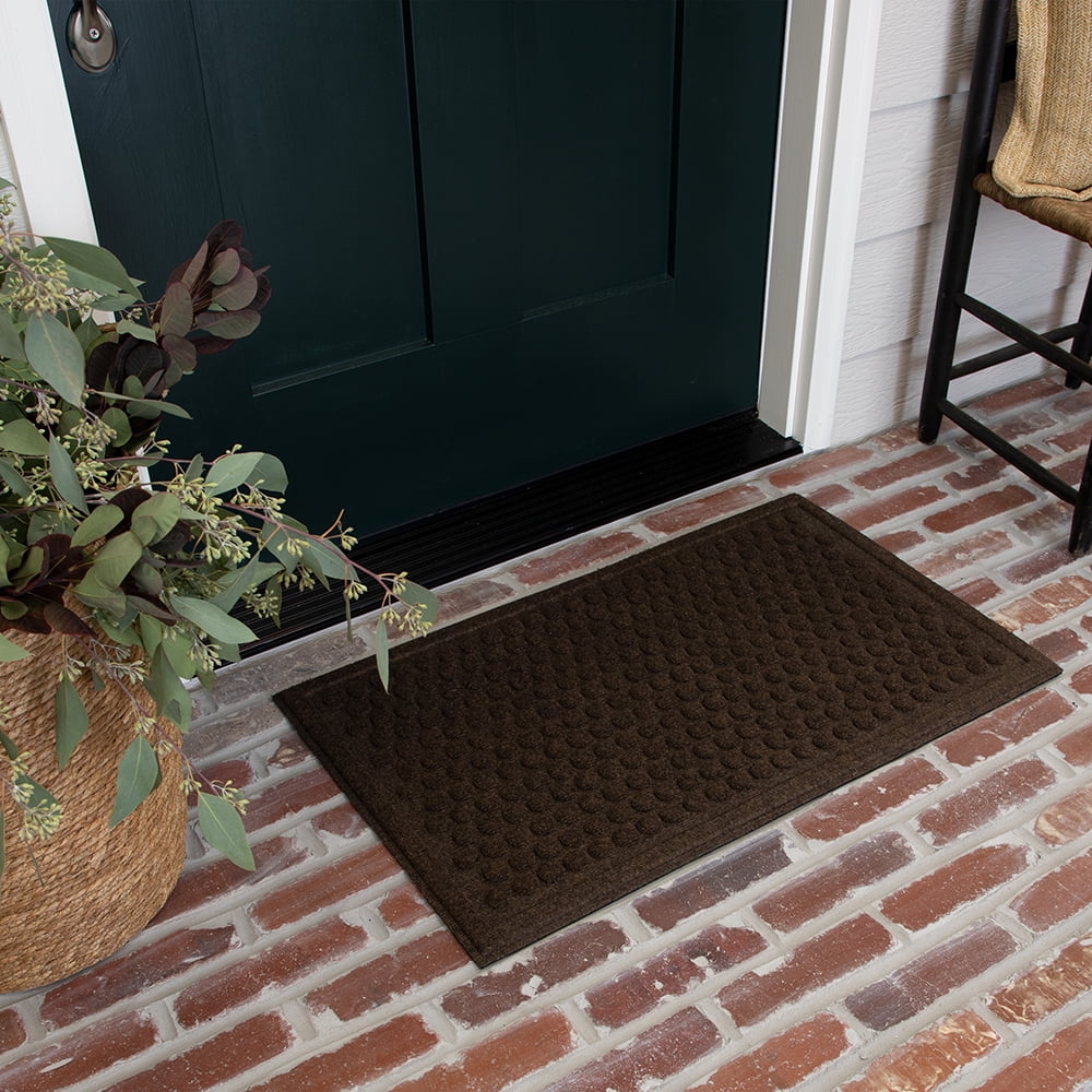 Mohawk Home Dots Impressions Doormat, Chocolate, 2' x 3'