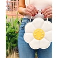 thumbnail image 4 of Packed Party Women's Daisy Shaped Crossbody Bag with Gemstones, White, 4 of 11