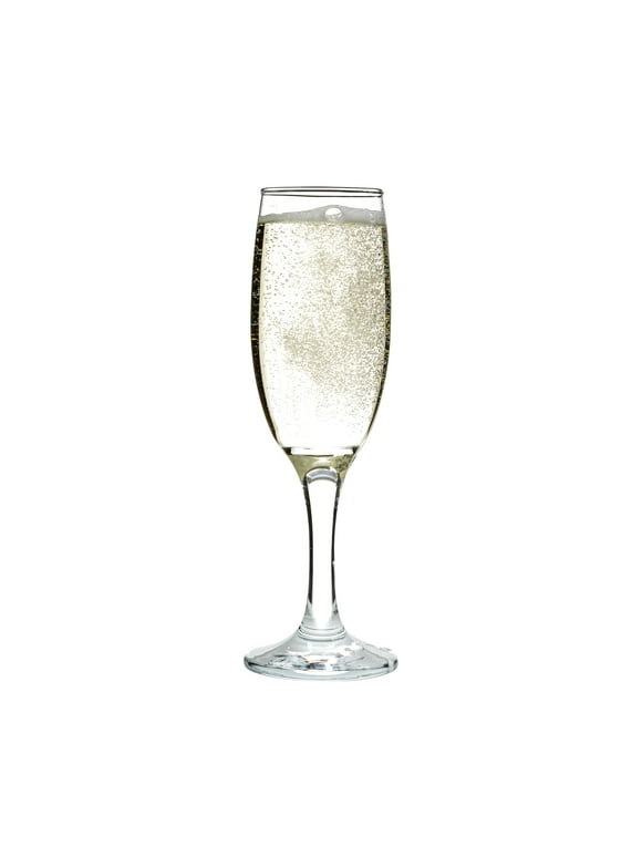 Vikko Champagne Flutes, 6 Ounce Toasting Champagne Flute, Crystal Clear Champagne Glasses, Set of 12 Elegant Sparkling Wine Glasses