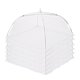 thumbnail image 1 of Funda de comedor cuadrada ANGGREK blanca Plegable de malla 43x43 cm 6 piezas, 1 of 8