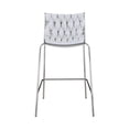 thumbnail image 5 of Milan Trevor Stackable Weave Back Counter Stool in White (Set of 2), 5 of 8