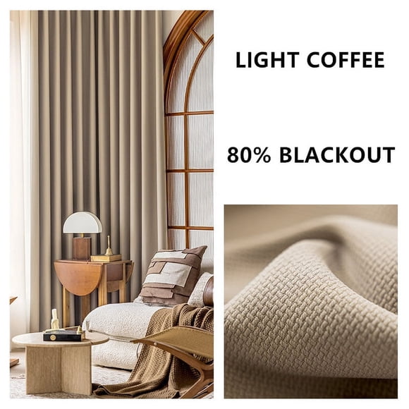 310cm de altura hecho a medida Color sólido grueso Jacquard de doble cara 80%-90% cortinas opacas para sala de estar cortinas de dormitorio