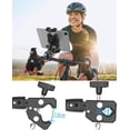 thumbnail image 5 of woleyi Metal Soporte Tablet Manillar Bici - 360°Rotación, Porta Tablet Bicicleta Spinning/Bici tatica/Eliptica/Micrófono para iPad Pro Air Mini, Galaxy Tab, iPhone, Dispositivos de 4.7-13 Pulgada, 5 of 5